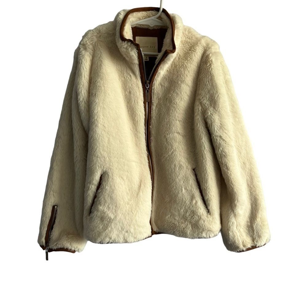 Copper Key Cream Sherpa Jacket